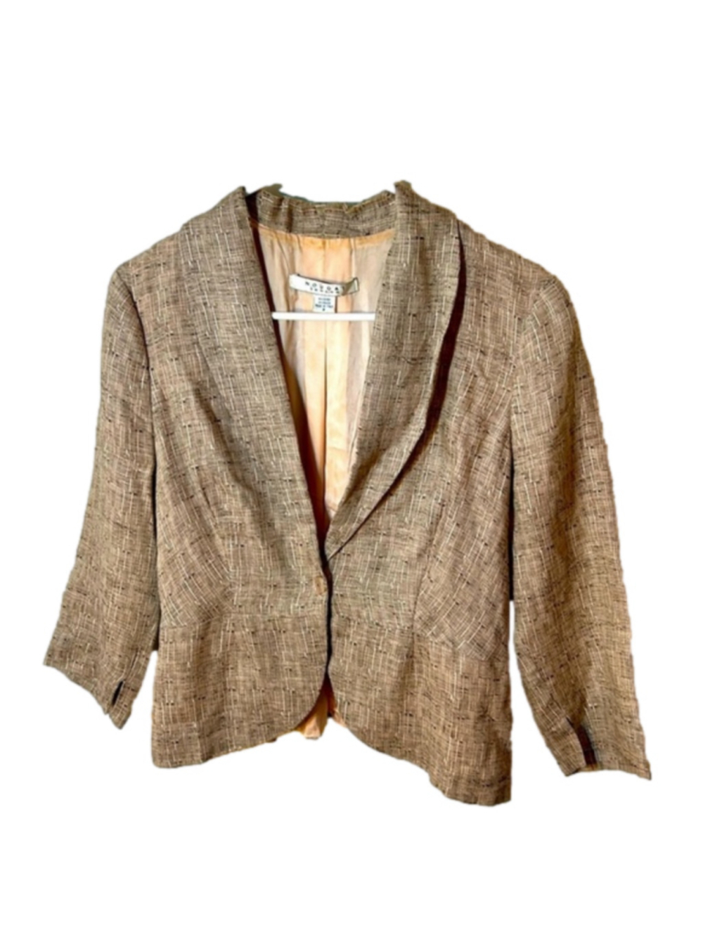 Nougat London Linen Blend Blazer Size 2 Women’s Tailored Jacket